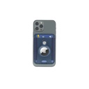 MARZ - Santhome Airtag Cardholder - Navy Blue