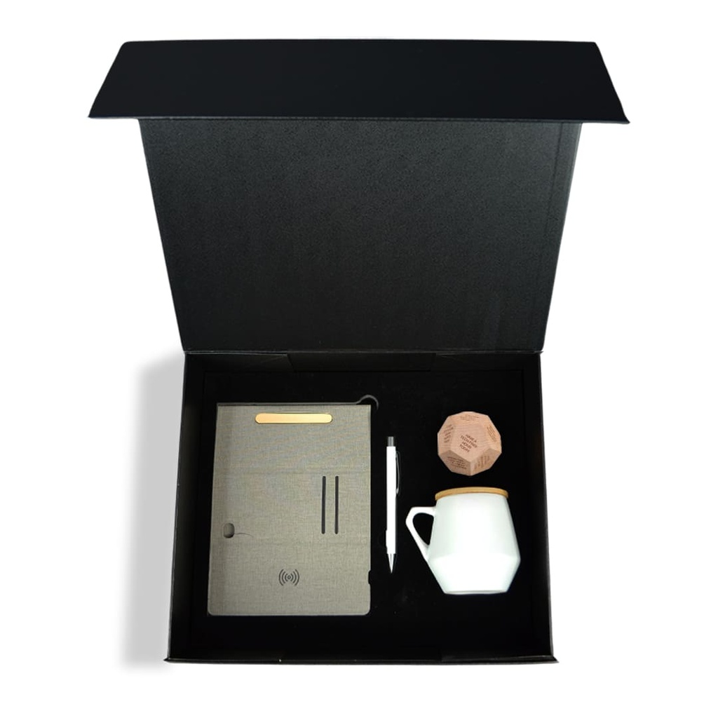 Mindful Productivity Gift Set - White / Grey