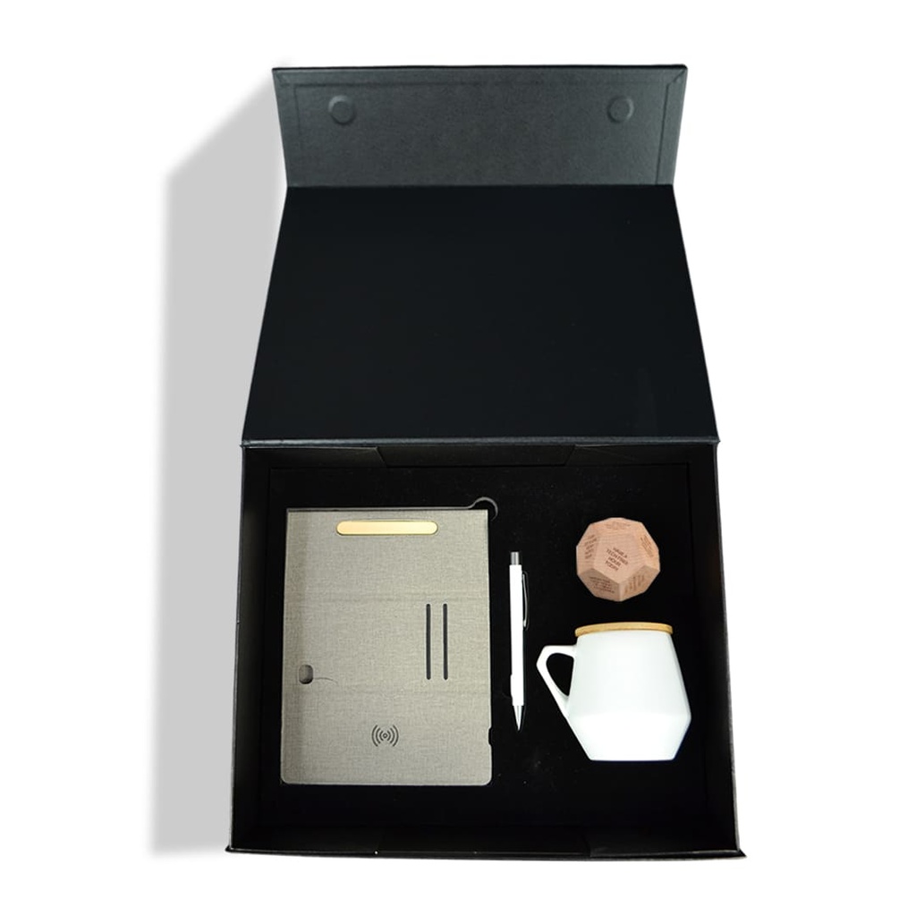 Mindful Productivity Gift Set - White / Grey
