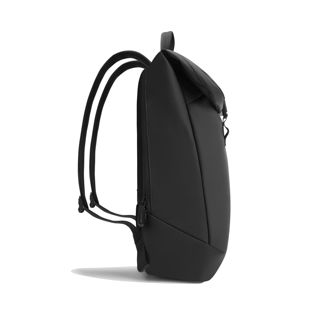  Urban Water Resistant Flap-top Backpack - Black