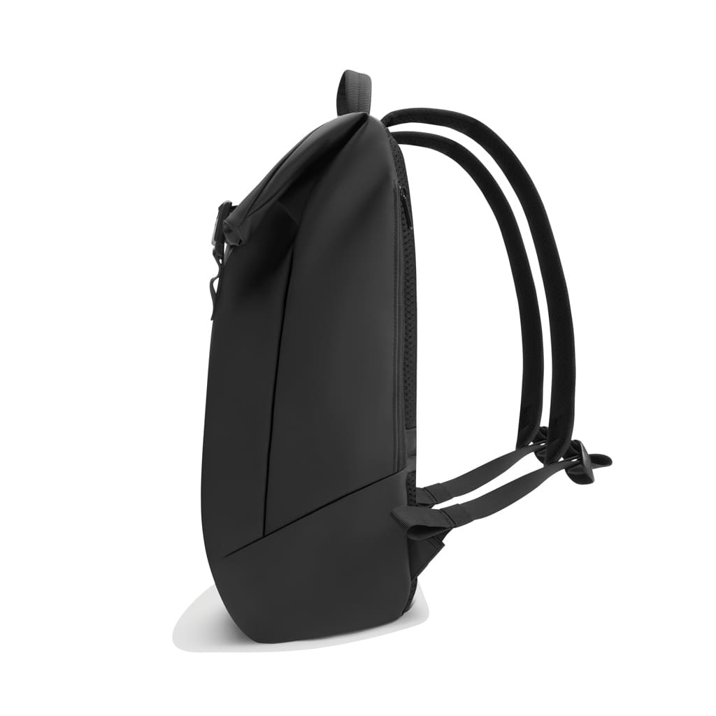  Urban Water Resistant Flap-top Backpack - Black
