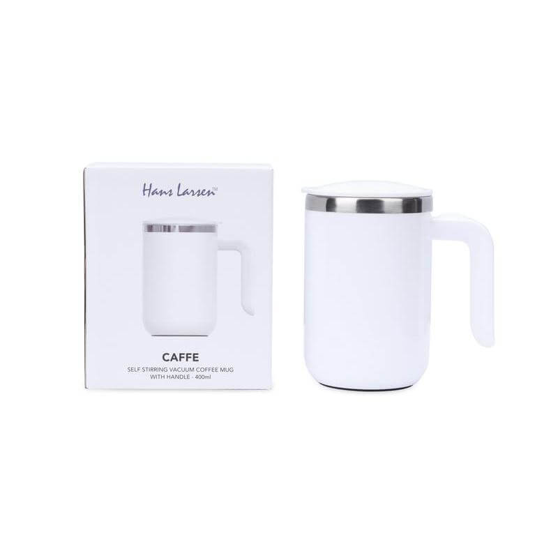 CAFFE - Hans Larsen Auto-Stirring Coffee Mug - White