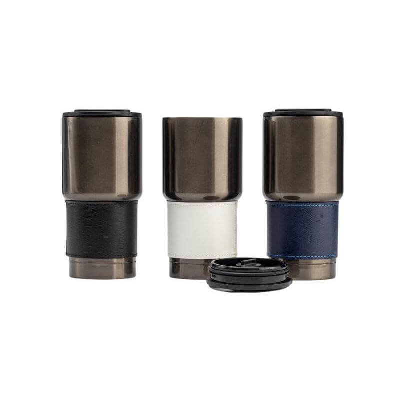 BOLIN - Hans Larsen Insulated Tumbler with Grip Sleeve 530ml - Black