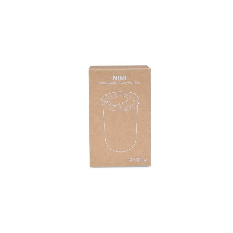 NIMI - Giftology Double Wall Travel Mug 300ml - Red