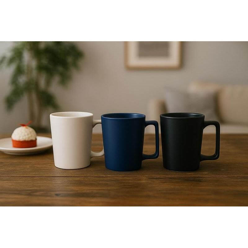 FALLO - Giftology Ceramic Cup with Wide Grip 400 ml - White