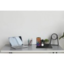 AVRON - Giftology 3-in-1 Magnetic Wireless Charger Desk Tray - Black
