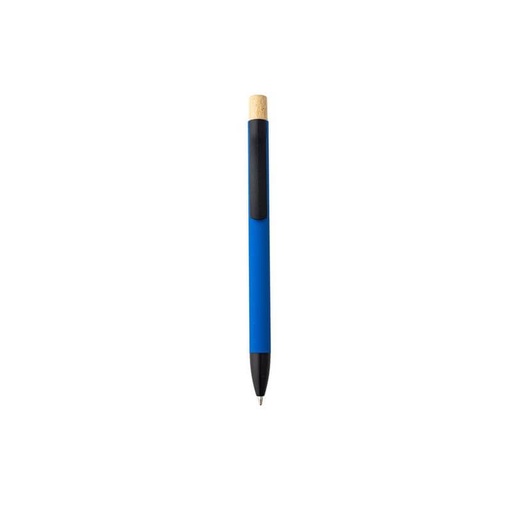 BOLT - Aluminium Push Action Ballpen - Medium Blue 