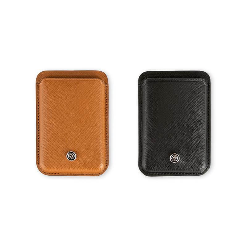 CROSS Saffiano Leather Magnetic Cardholder - Mocha