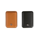 CROSS Saffiano Leather Magnetic Cardholder - Mocha