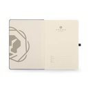 CROSS HARDCOVER A5 NOTEBOOK + PEN + BI-FOLD WALLET WITH 8 CARD SLOTS - NAVY BLUE