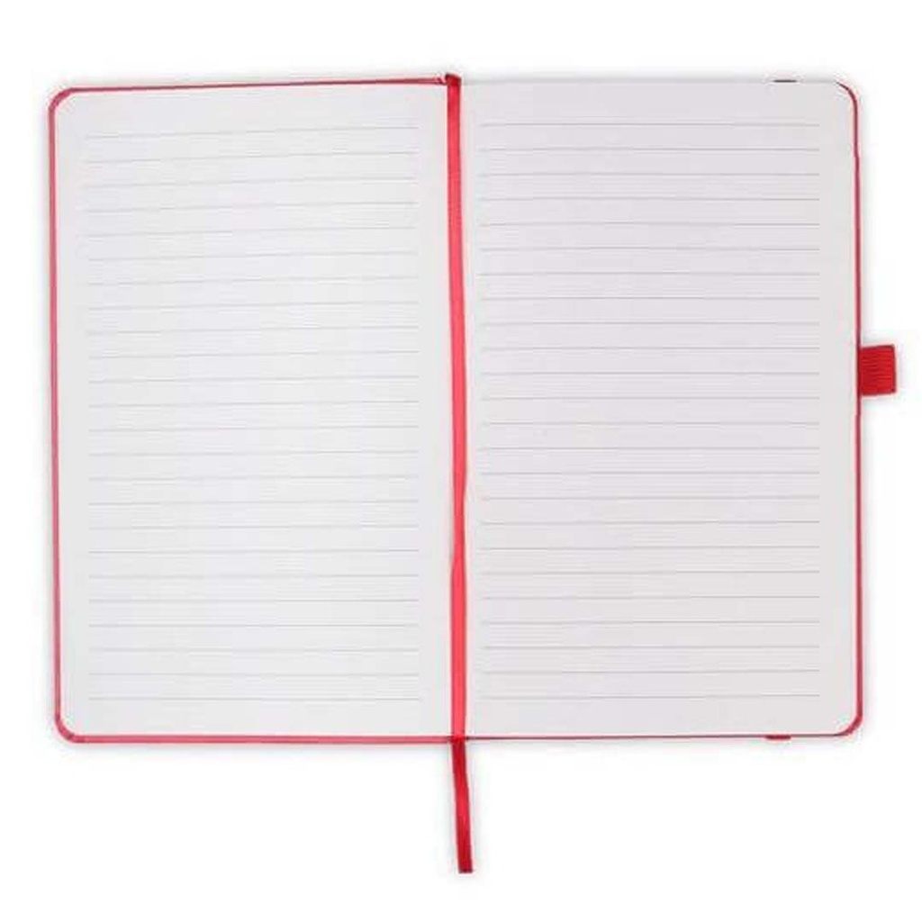 BARON - Santhome Expanded A5 Hard Cover Notebook - Red