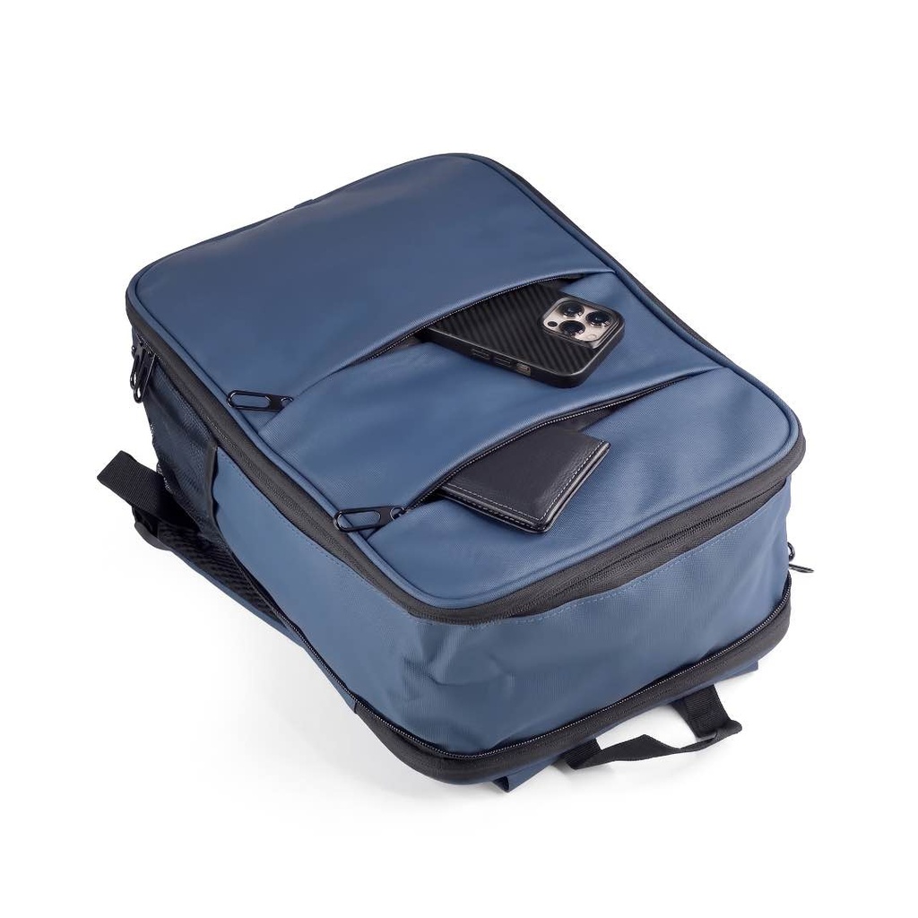 ASHFORD - Giftology Expandable Backpack - Navy Blue