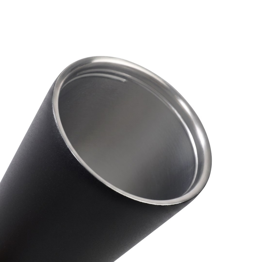 MARBELLA - Hans Larsen Double Wall Tumbler with Lid 600 ml - Black 