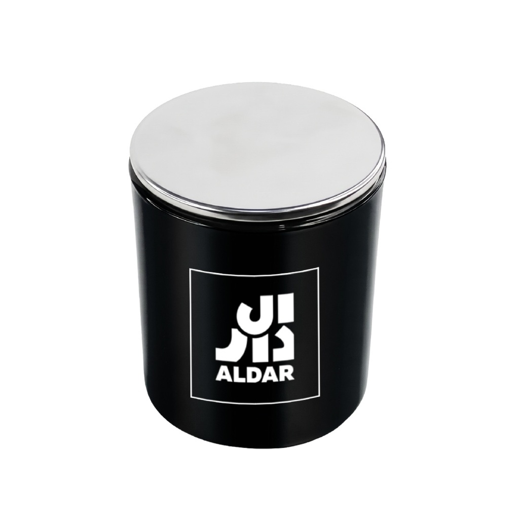 SHAMS- Arabian Oud Scented Candle with Metal Lid - Black 