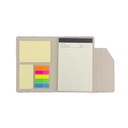 CARLO - Giftology Notepad with Pen and Sticky Note - Black 