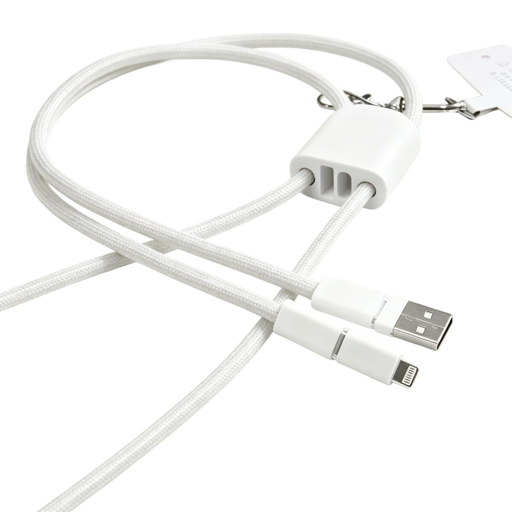 AXON - Giftology USB Type-C Lanyard Cable - White
