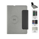 MagFolio - Santhome A5 PU Portfolio with 15W MagSafe Wireless Charger - Grey 