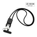 AXON - Giftology USB Type-C Lanyard Cable - Black
