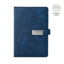 WINDSOR - Giftology A5 PU Magnet Closure Notebook - Blue